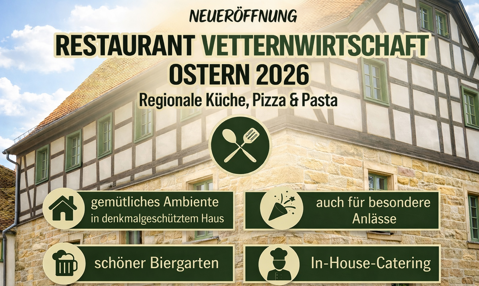 Neueröffnung Vettern Wirtschaft